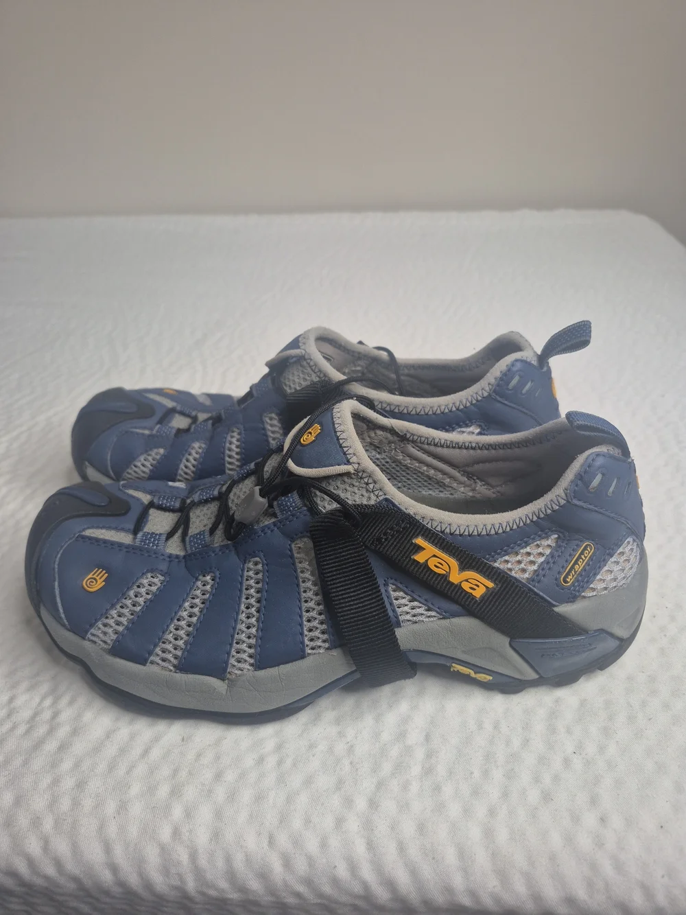 Teva Wraptor Spider 6965 Men's Hiking Shoes Black Gray Blue US 8 Pre-owned